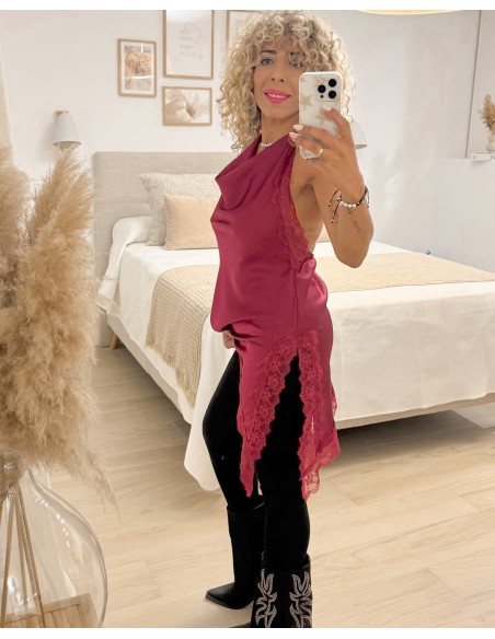 TOP LENCERO ASIMÉTRICO