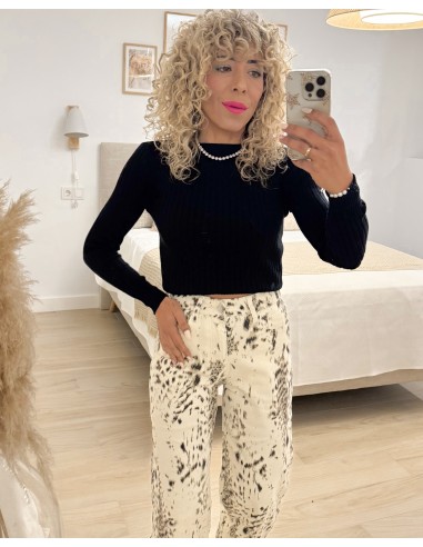 PANTALÓN VAQUERO MANCHAS