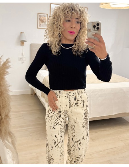 PANTALÓN VAQUERO MANCHAS