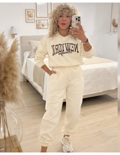 PANTALÓN DEPORTIVO FORRADO BEIG 2