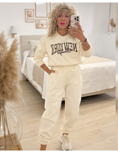 PANTALÓN DEPORTIVO FORRADO BEIG