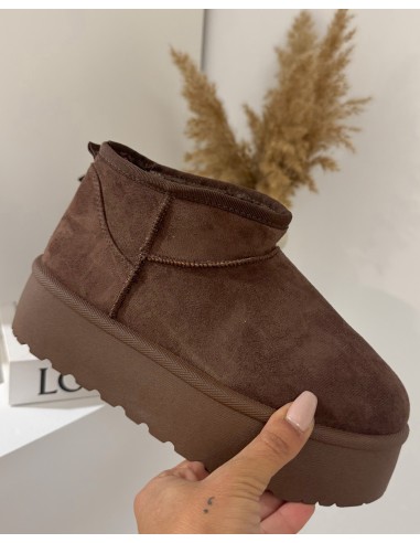 BOTÍN PLATARFORMA CHOCOLATE