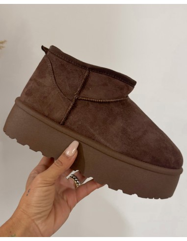 BOTÍN PLATARFORMA CHOCOLATE