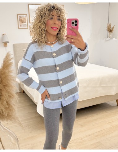 JERSEY/REBECA CELESTE+GRIS