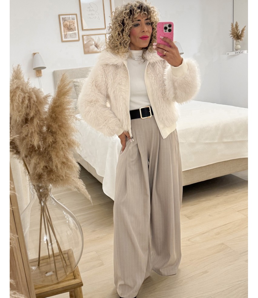 PANTALON PALAZZO RAYITAS