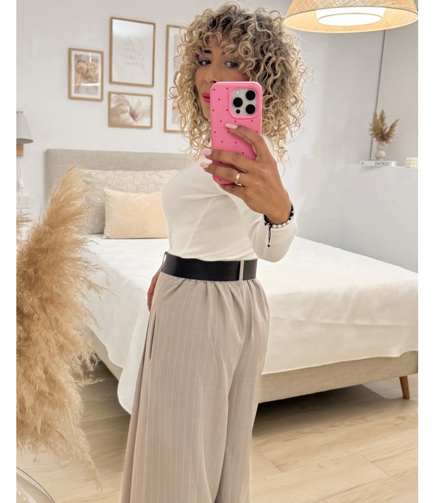 PANTALON PALAZZO RAYITAS