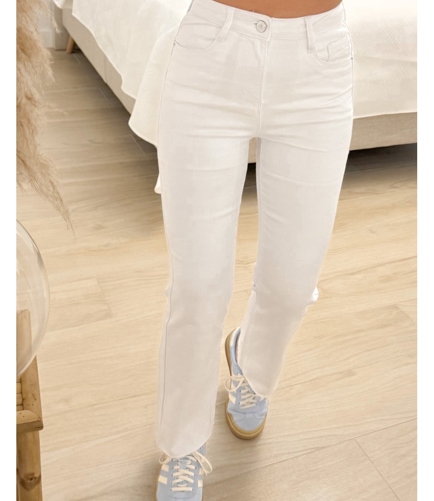 VAQUEROS PUSH UP LEVIS BLANCO