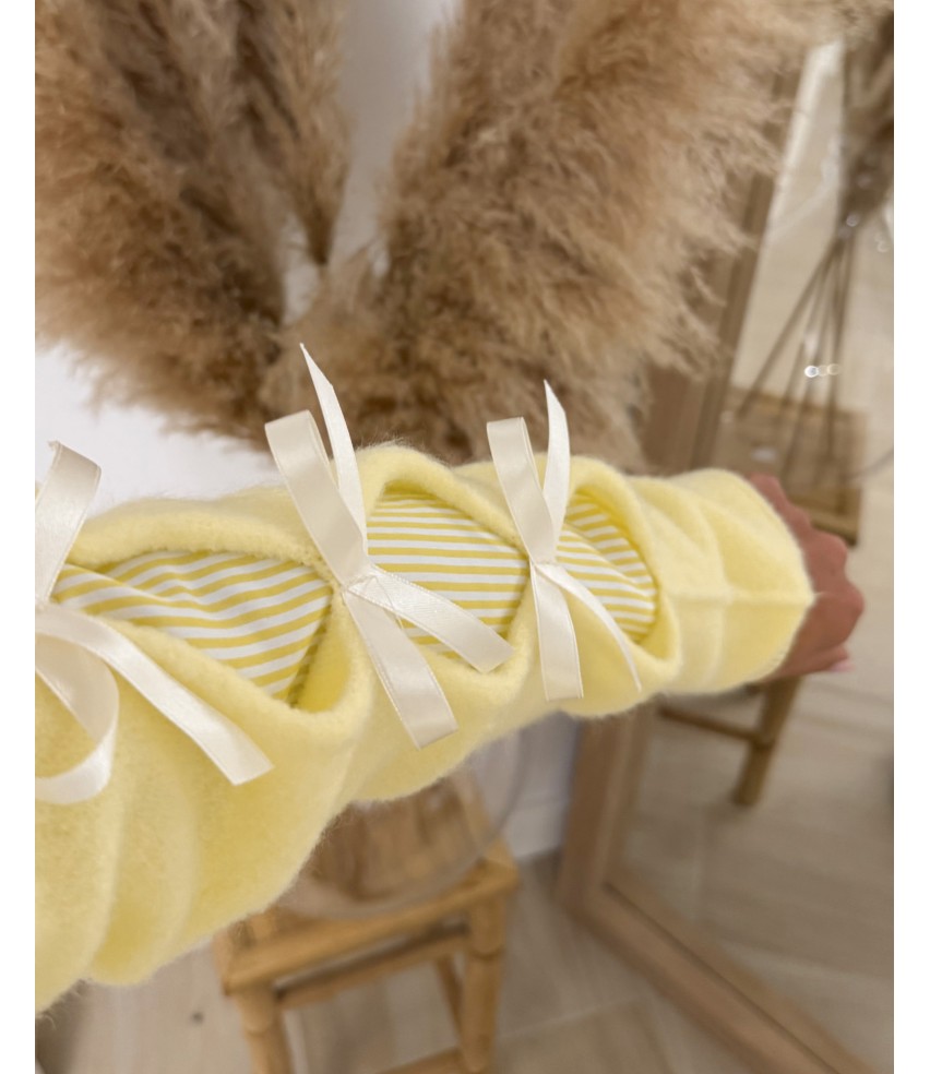 CAMISA RAYAS AMARILLO