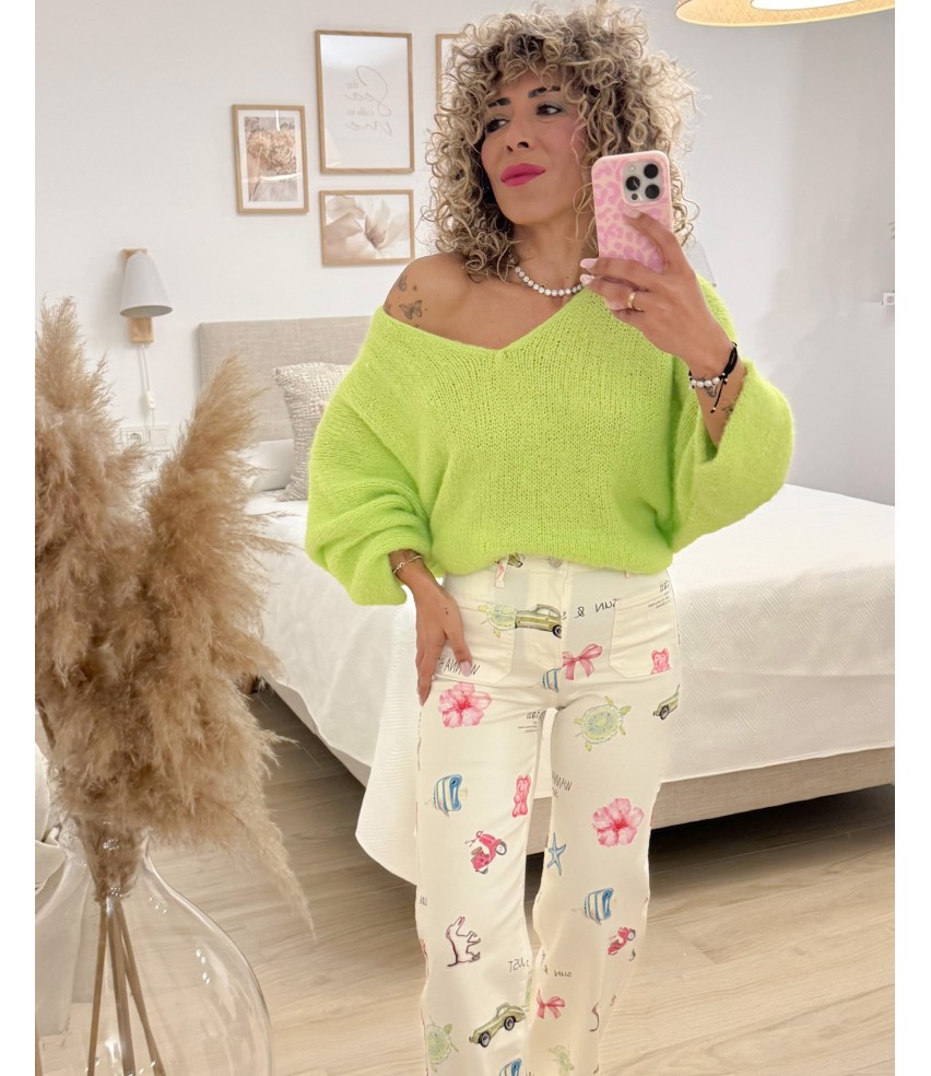 JERSEY PELITO VERDE LIMA