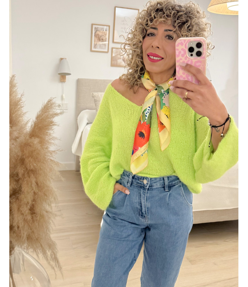 JERSEY PELITO VERDE LIMA