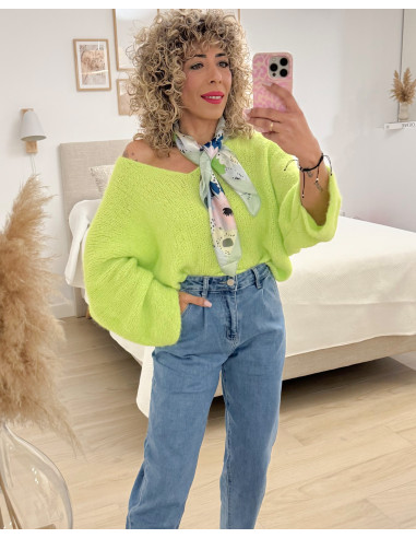 JERSEY PELITO VERDE LIMA