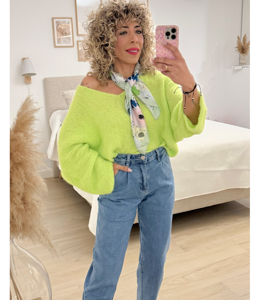 JERSEY PELITO VERDE LIMA