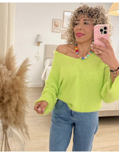 JERSEY PELITO VERDE LIMA