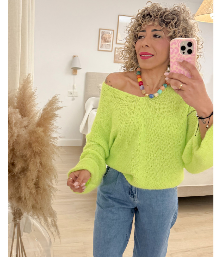 JERSEY PELITO VERDE LIMA