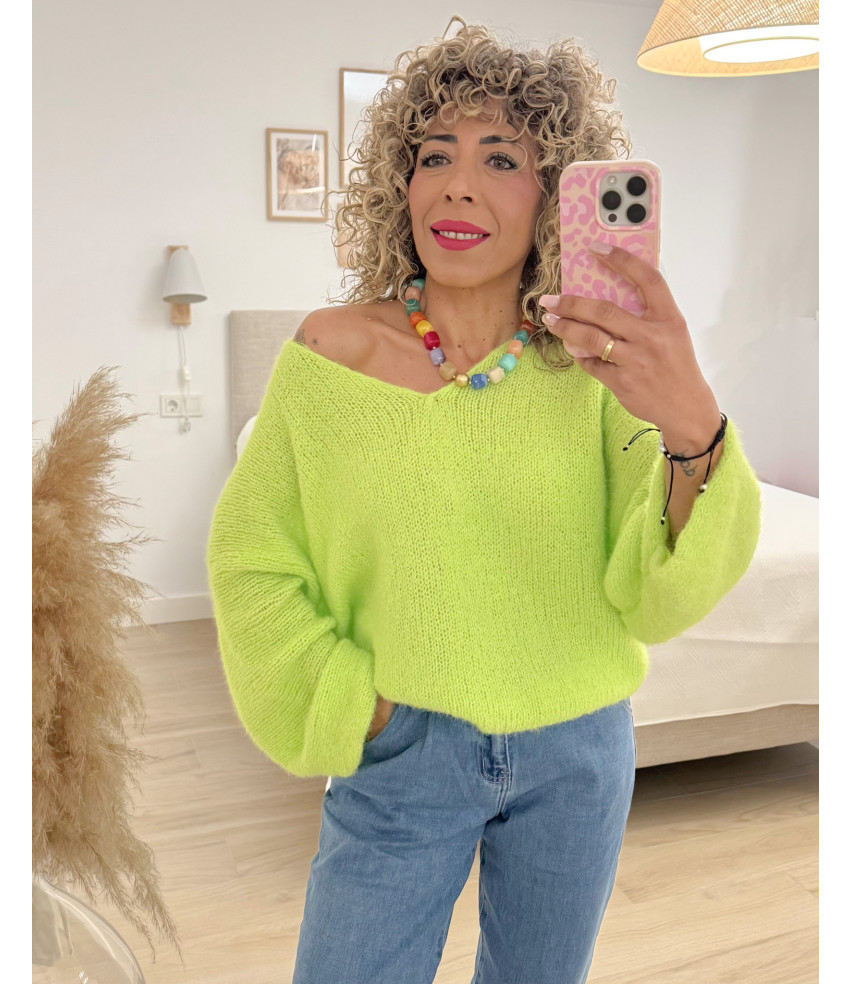 JERSEY PELITO VERDE LIMA