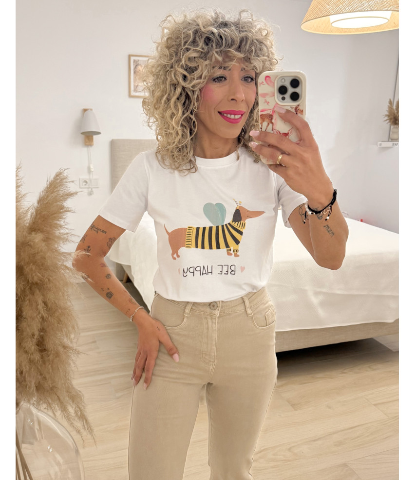 CAMISETA PERRO CORAZON