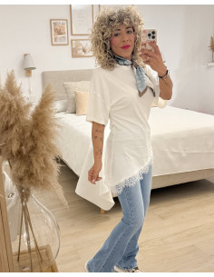 CAMISETA BAJO ENCAJE 2