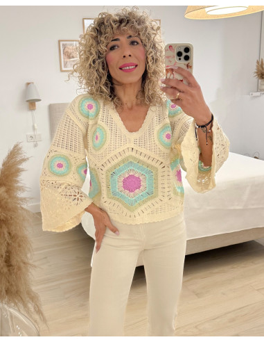 BLUSA CROCHÉT