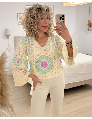 BLUSA CROCHÉT