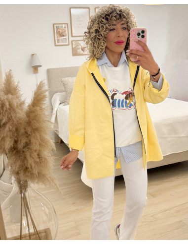 SUDADERA LUCKY BLANCA