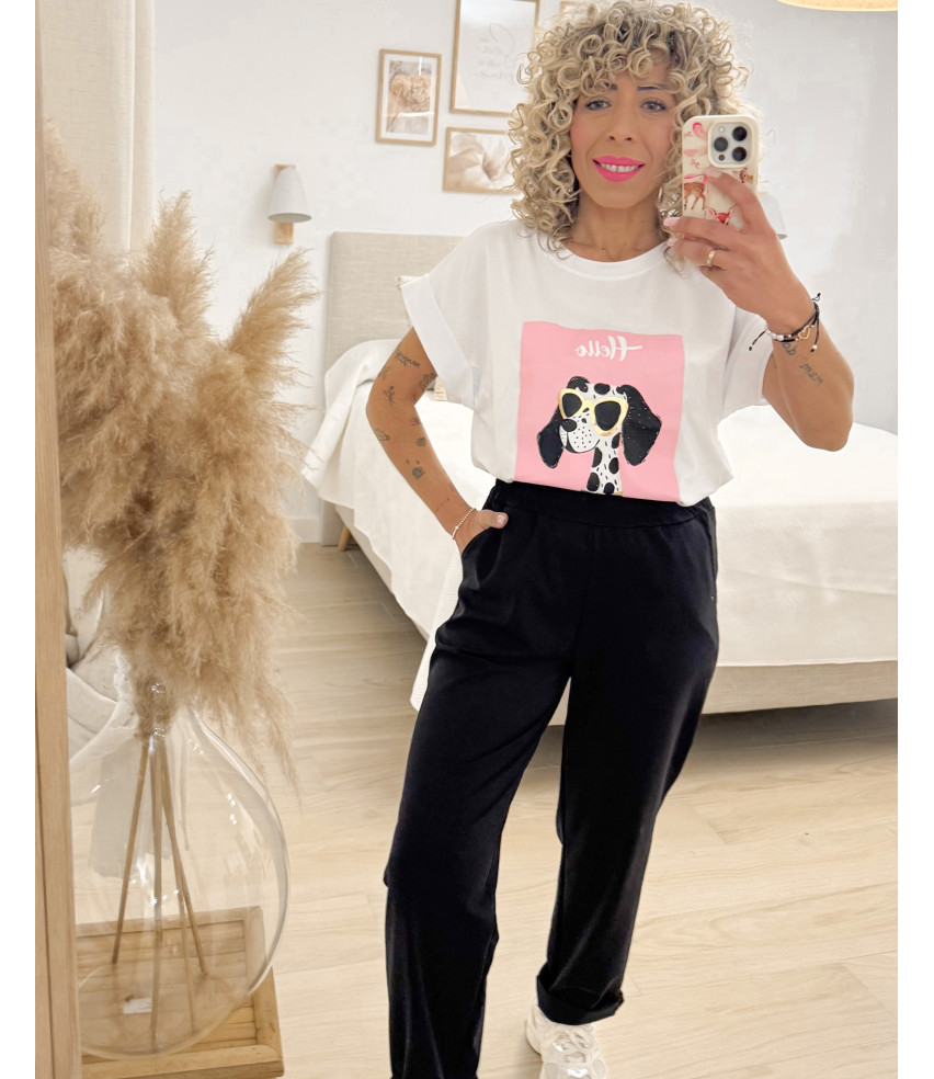 CAMISETA PERRITO HELLO