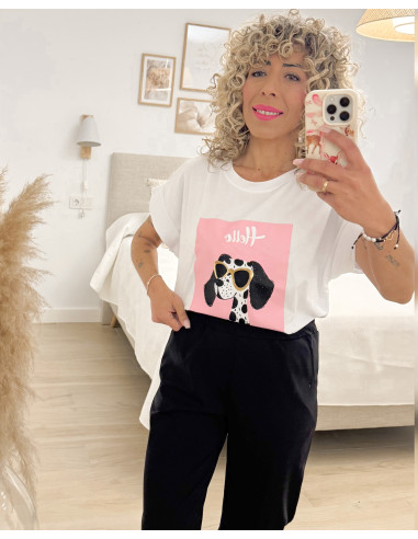 CAMISETA PERRITO HELLO