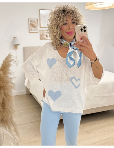 JERSEY HILO CORAZONES