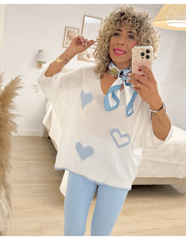 JERSEY HILO CORAZONES