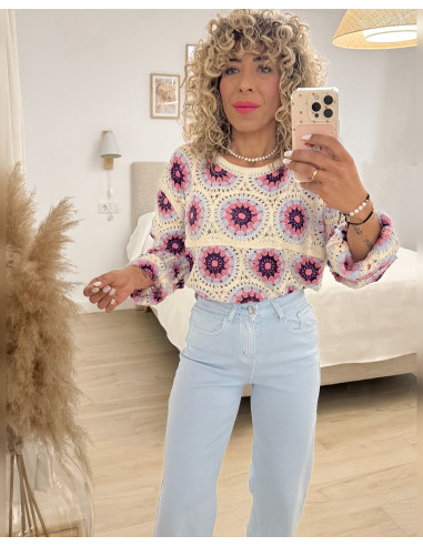 BLUSA CROCHÉT COLORES