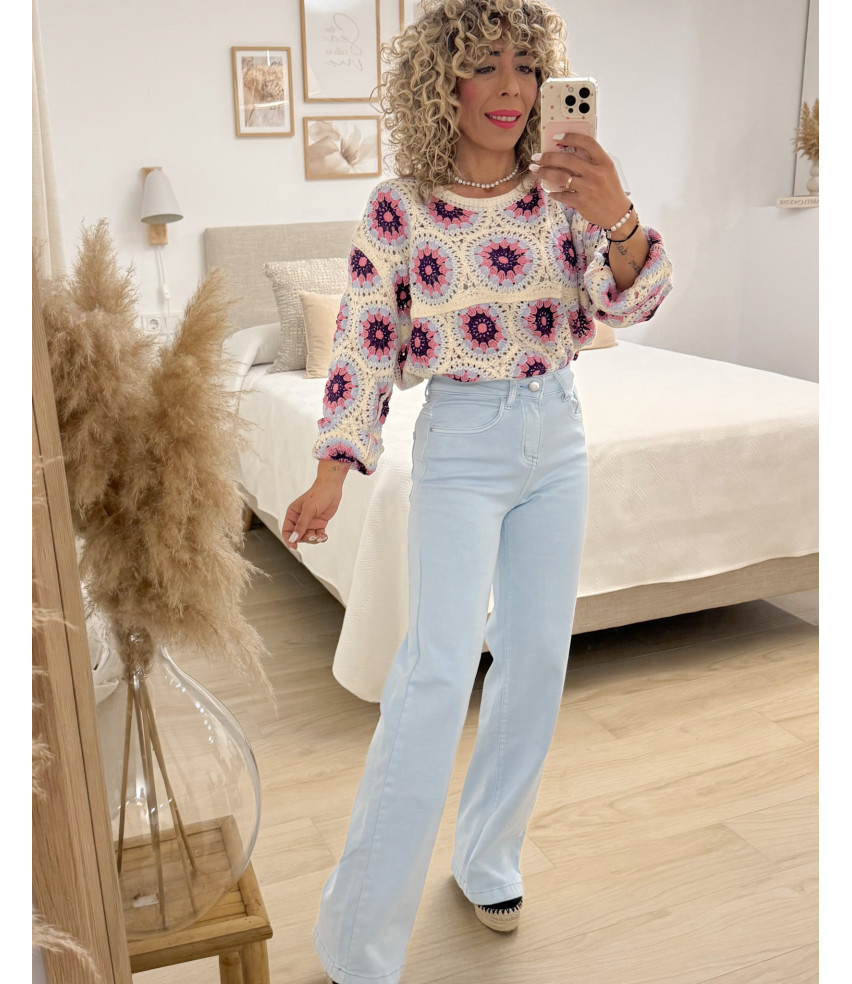 BLUSA CROCHÉT COLORES