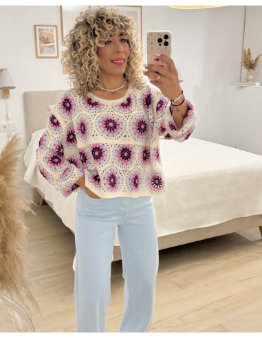 BLUSA CROCHÉT COLORES