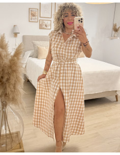 VESTIDO CAMISERO VICHY 2