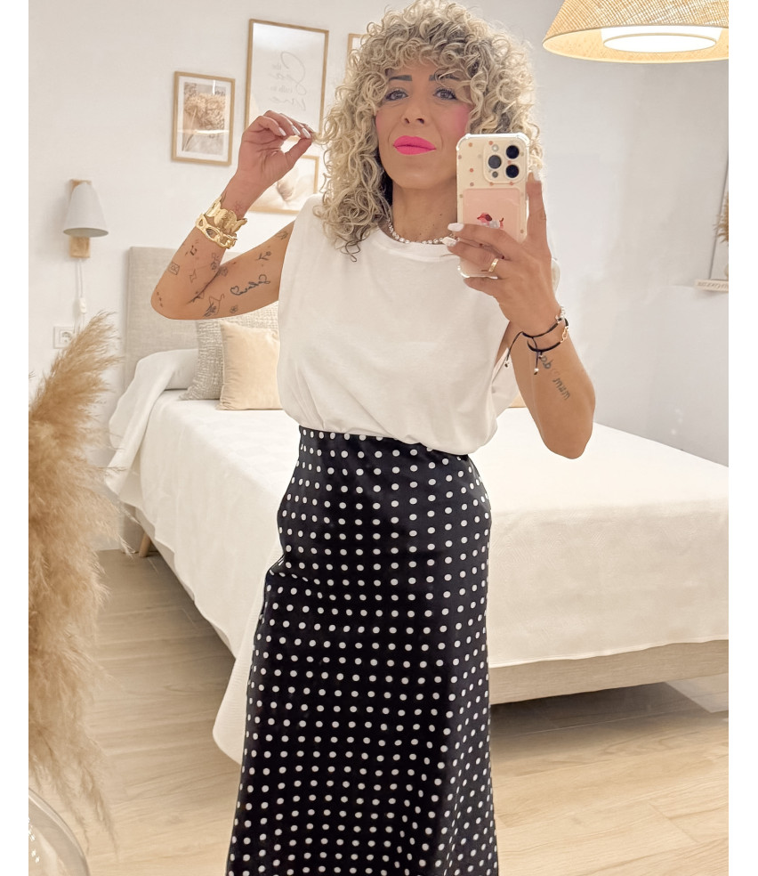 FALDA SATÉN LUNARES