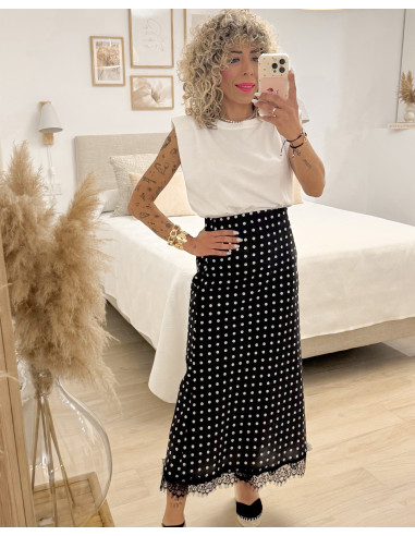 FALDA SATÉN LUNARES