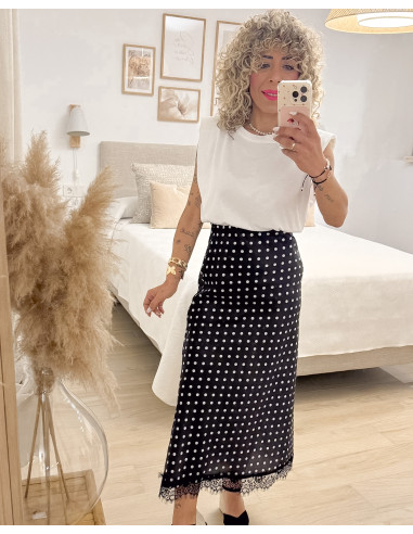 FALDA SATÉN LUNARES