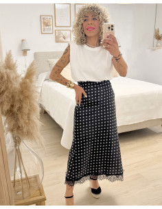 FALDA SATÉN LUNARES