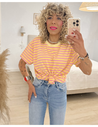 CAMISETA RAYAS COLORES