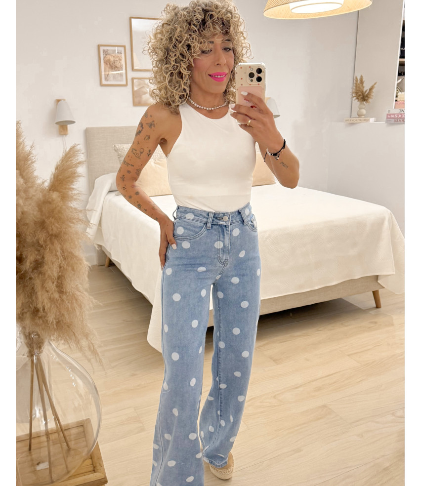 VAQUEROS LUNARES BLANCO