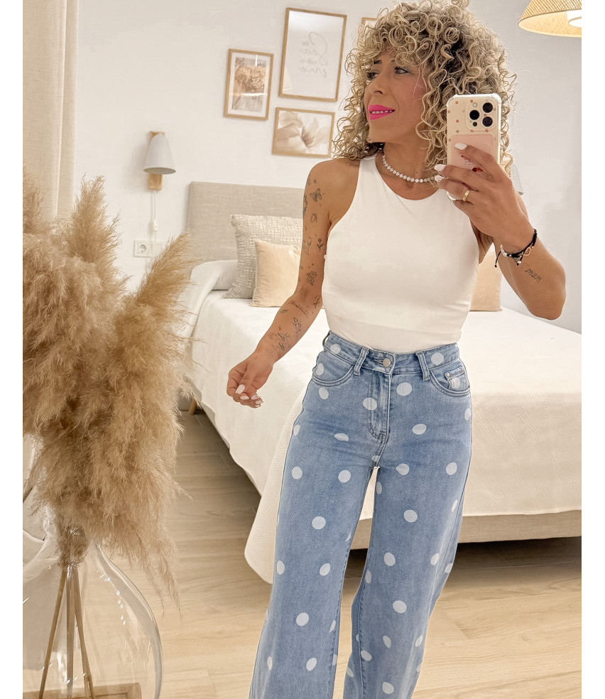 VAQUEROS LUNARES BLANCO