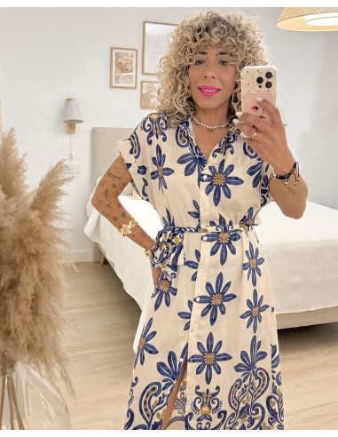 VESTIDO CAMISERO ABOTONADO