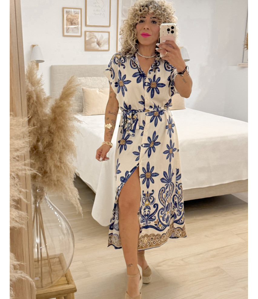 VESTIDO CAMISERO ABOTONADO