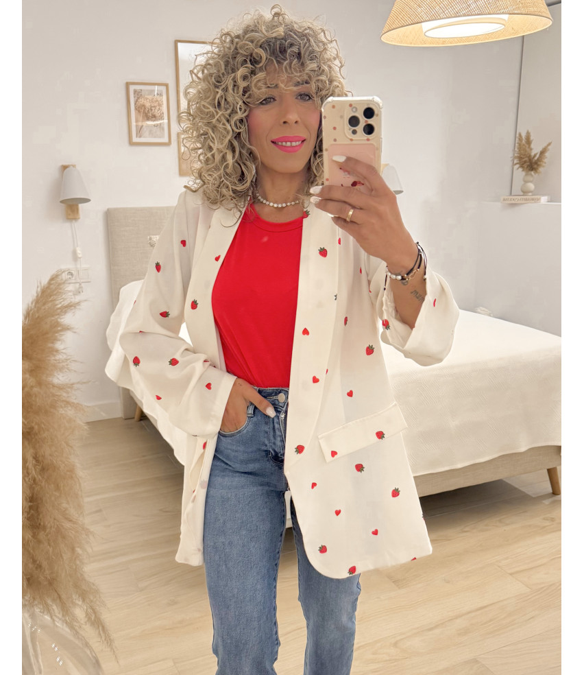 BLAZER FRESA+CORAZON