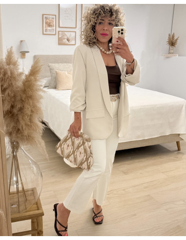 VAQUEROS FLARED BEIG