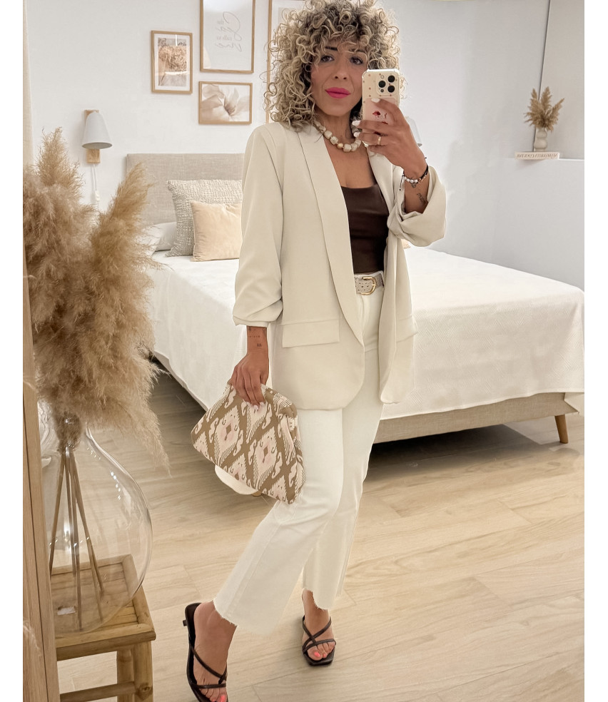 VAQUEROS FLARED BEIG