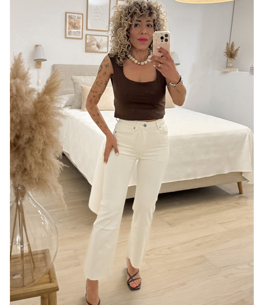 VAQUEROS FLARED BEIG