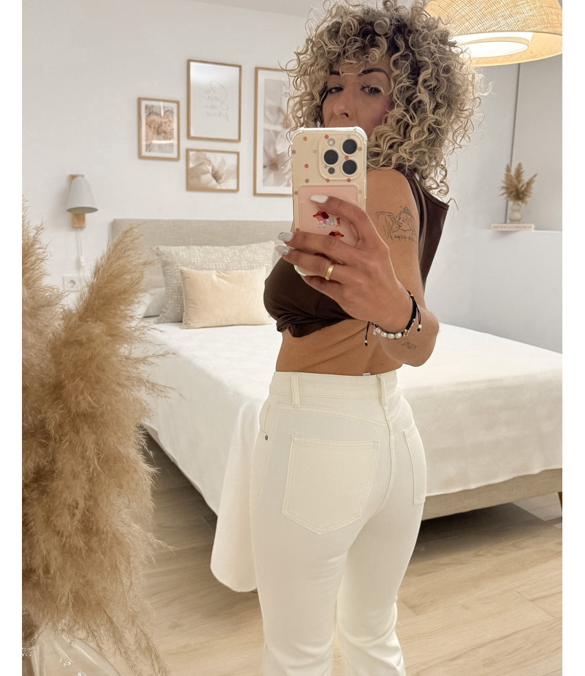 VAQUEROS FLARED BEIG