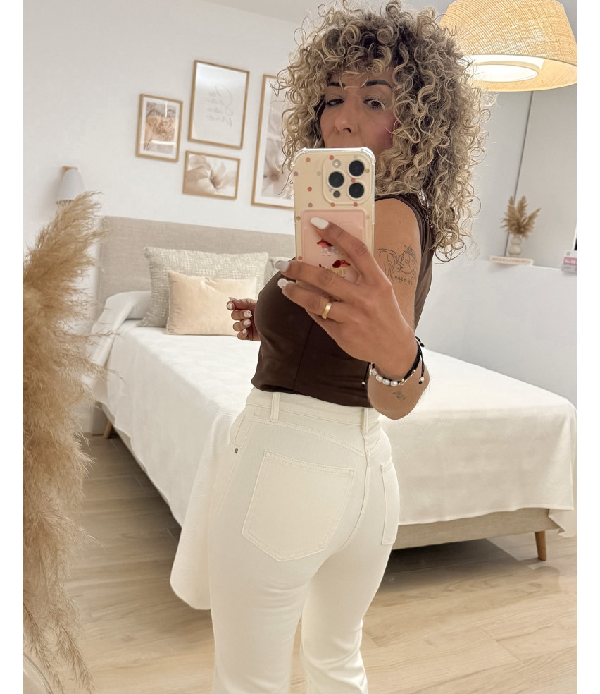 VAQUEROS FLARED BEIG