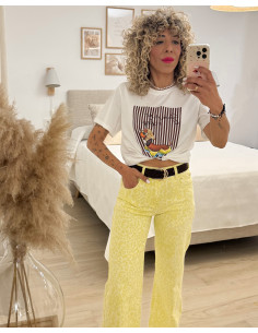 CAMISETA PERRITO RAYAS 2