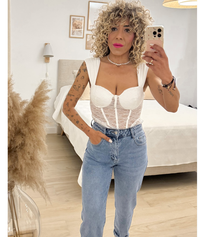 TOP EFECTO CORSET