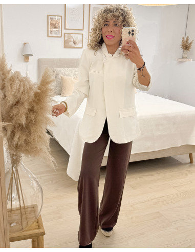 BLAZER BOTON CRUZADO TALIA